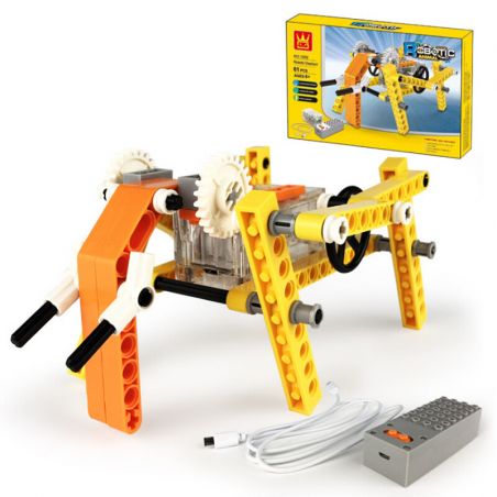 WANGE 1202 non  MÁY MÓC ĐỘNG VẬT-VOI bộ đồ chơi xếp lắp ráp ghép mô hình  ROBOTIC ELEPHANT Kỹ Thuật Công Nghệ Cao Mô Hình Phương Tiện 61 khối