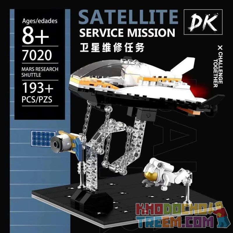 NOT  SATELLITE SERVICE MISSION 60224 DK 7020 LARI 11382 xếp lắp ráp ghép mô hình SỨ MỆNH DỊCH VỤ VỆ TINH NHIỆM City Thành Phố 84 khối