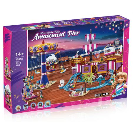NOT  AMUSEMENT PARK 41375 QUEEN 86065 LARI 11381 LION KING 180079 xếp lắp ráp ghép mô hình BẾN TÀU GIẢI TRÍ THÀNH PHỐ HEARTLAKE  Các Bạn Gái 1251 khối