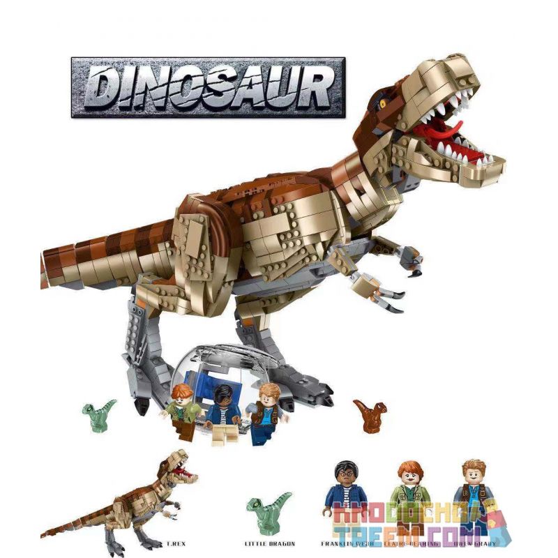 NOT  JURASSIC PARK T. REX RAMPAGE 75936 ACHKO 20011 FORANGE FC6201 6201 J BRAND 61001 LEYI 11338 PanlosBrick 611001 Panlos Brick 611001 SHENG YUAN/SY SY1406 1406 WOMA C0452 0452 xếp lắp ráp ghép mô hình CÔNG VIÊN KỶ JURA T. REX RAMPAGE HUNG HĂNG Jurassic World Thế Giới Khủng Long 3120 khối