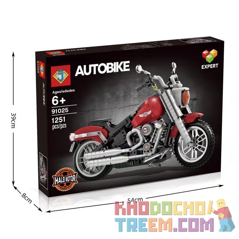 NOT  HARLEY-DAVIDSON FAT BOY 10269 G BRAND 928016 J BRAND 91025 LARI 11397 SX 6009 xếp lắp ráp ghép mô hình CẬU BÉ BÉO HARLEY-DAVIDSON Creator Expert Chuyên Gia Sáng Tạo 1023 khối