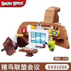 COGO 81006 non  HỌP LIÊN MINH CHIM LỢN bộ đồ chơi xếp lắp ráp ghép mô hình The Angry Birds Movie Những Chú Chim Điên 199 khối