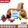 COGO 81006 non  HỌP LIÊN MINH CHIM LỢN bộ đồ chơi xếp lắp ráp ghép mô hình The Angry Birds Movie Những Chú Chim Điên 199 khối