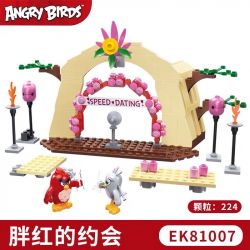 COGO 81007 non  NGÀY ĐỎ BÉO bộ đồ chơi xếp lắp ráp ghép mô hình The Angry Birds Movie Những Chú Chim Điên 224 khối