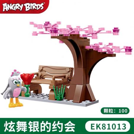 COGO 81013 non  HYUN NHẢY BẠC HẸN HÒ bộ đồ chơi xếp lắp ráp ghép mô hình The Angry Birds Movie Những Chú Chim Điên 55 khối