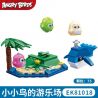 COGO 81018 non  SÂN CHƠI CỦA CHÚ CHIM NHỎ bộ đồ chơi xếp lắp ráp ghép mô hình The Angry Birds Movie Những Chú Chim Điên 75 khối