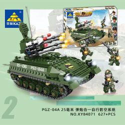 Kazi KY84071 84071 non  XE BỌC THÉP KY84071 bộ đồ chơi xếp lắp ráp ghép mô hình Military Power Sức Mạnh Quân Sự 627 khối