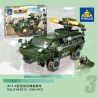 Kazi KY84072 84072 non  XE BỌC THÉP KY84072 bộ đồ chơi xếp lắp ráp ghép mô hình Military Power Sức Mạnh Quân Sự 438 khối