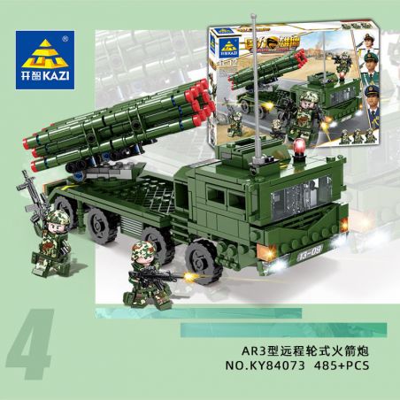 Kazi KY84073 84073 non  XE BỌC THÉP KY84073 bộ đồ chơi xếp lắp ráp ghép mô hình Military Power Sức Mạnh Quân Sự 485 khối