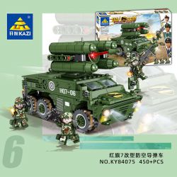 Kazi KY84075 84075 non  XE BỌC THÉP KY84075 bộ đồ chơi xếp lắp ráp ghép mô hình Military Power Sức Mạnh Quân Sự 450 khối