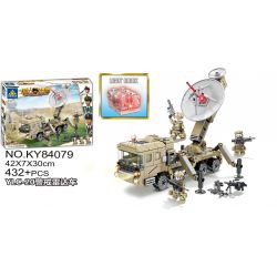 Kazi KY84079 84079 non  XE RADAR CẢNH BÁO YLC-20 bộ đồ chơi xếp lắp ráp ghép mô hình Military Power Sức Mạnh Quân Sự 432 khối