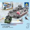 Kazi KY84084 84084 non  TÀU ĐỔ BỘ ĐỆM KHÍ LOẠI 726 bộ đồ chơi xếp lắp ráp ghép mô hình Military Power Sức Mạnh Quân Sự