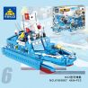 Kazi KY84087 84087 non  TÀU TÊN LỬA KIỂU 022 bộ đồ chơi xếp lắp ráp ghép mô hình Military Power Sức Mạnh Quân Sự 468 khối