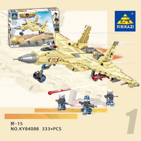 Kazi KY84088 84088 non  MÁY BAY CHIẾN ĐẤU KY84088 bộ đồ chơi xếp lắp ráp ghép mô hình Military Power Sức Mạnh Quân Sự 333 khối