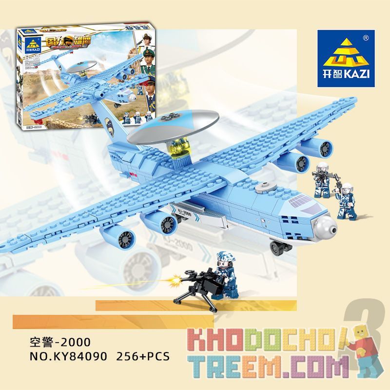 Kazi KY84090 84090 non  MÁY BAY CHIẾN ĐẤU KY84090 bộ đồ chơi xếp lắp ráp ghép mô hình Military Power Sức Mạnh Quân Sự 256 khối