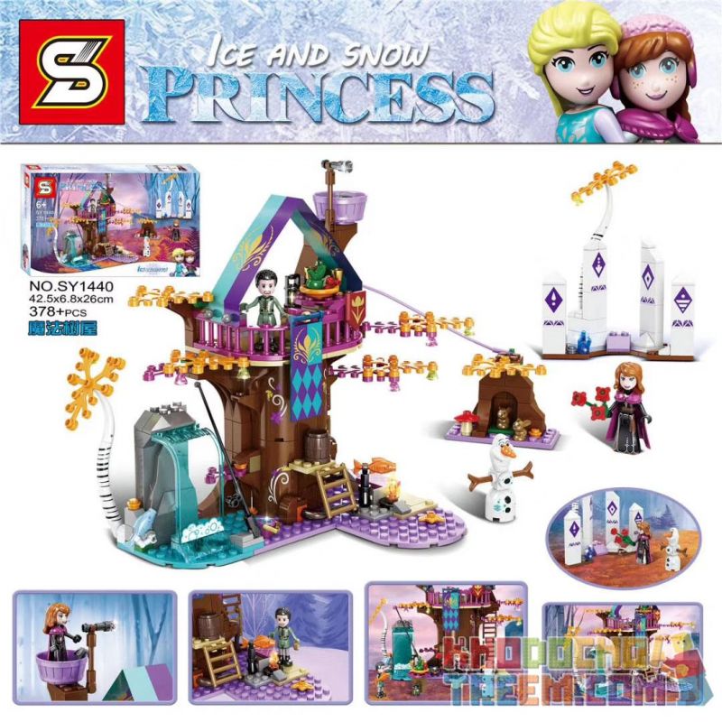 NOT  ENCHANTED TREE HOUSE 41164 1995 20004 J BRAND J70004 70004 LEDUO 7006 SHENG YUAN/SY SY1440 1440 xếp lắp ráp ghép mô hình NGÔI NHÀ TRÊN CÂY BỊ MÊ HOẶC ĐẦY Disney Princess Công Chúa 302 khối