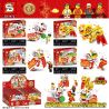 NOT  LION DANCE 80104 LWCK 702 SHENG YUAN/SY SY1475 1475 SY1473 1473 SX 7021 WOMA C.9120 .9120 xếp lắp ráp ghép mô hình MÚA SƯ TỬ Seasonal Mùa Lễ Hội 882 khối