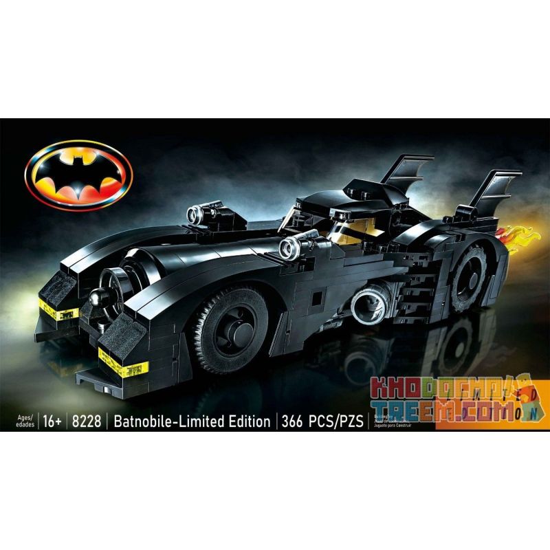 NOT  1989 BATMOBILE - LIMITED EDITION 40433 8228 JISI 7147 xếp lắp ráp ghép mô hình 1989 BATMOBILE - PHIÊN BẢN GIỚI HẠN Dc Comics Super Heroes Siêu Anh Hùng Dc 366 khối