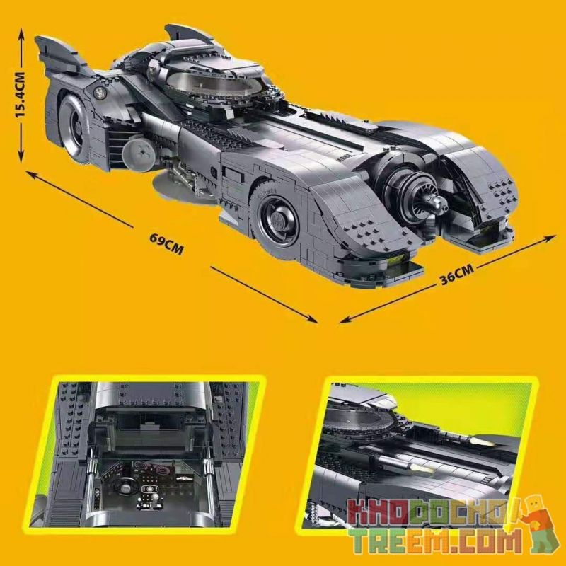 NOT  1989 BATMOBILE 76139 J BRAND J59005 59005 JISI 7188 xếp lắp ráp ghép mô hình 1989 BATMOBILE BATMOBILE™ Dc Comics Super Heroes Siêu Anh Hùng Dc 3306 khối