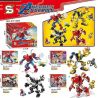 NOT  IRON MAN MECH 76140 LARI 11503 SHENG YUAN/SY SY1484D 1484D KSZ 1003 xếp lắp ráp ghép mô hình NGƯỜI SẮT MECH Marvel Super Heroes Siêu Anh Hùng Marvel 148 khối