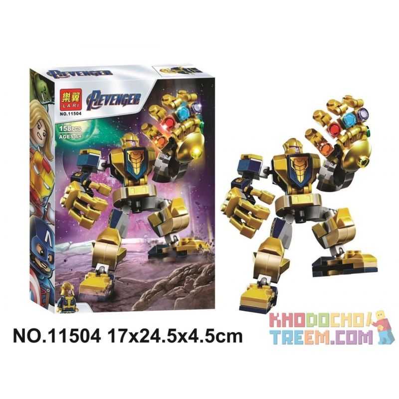 NOT  THANOS MECH 76141 LARI 11504 SHENG YUAN/SY SY1484B 1484B KSZ 1004 xếp lắp ráp ghép mô hình THANOS MECH MECHA Marvel Super Heroes Siêu Anh Hùng Marvel 152 khối