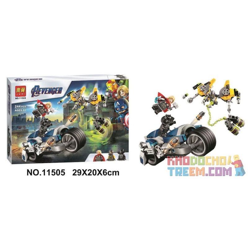 NOT  AVENGERS SPEEDER BIKE ATTACK 76142 LARI 11505 xếp lắp ráp ghép mô hình AVENGERS SPEEDER BIKE ATTACK CUỘC TẤN CÔNG BẰNG XE ĐẠP TỐC ĐỘ CỦA NGỰA Marvel Super Heroes Siêu Anh Hùng Marvel 226 khối