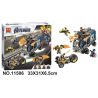 NOT  AVENGERS TRUCK TAKE-DOWN 76143 Bela 11506 Lari 11506 xếp lắp ráp ghép mô hình AVENGERS TRUCK TAKE-DOWN CUỘC HẠ GỤC XE TẢI VS VŨ TRANG Marvel Super Heroes Siêu Anh Hùng Marvel 477 khối