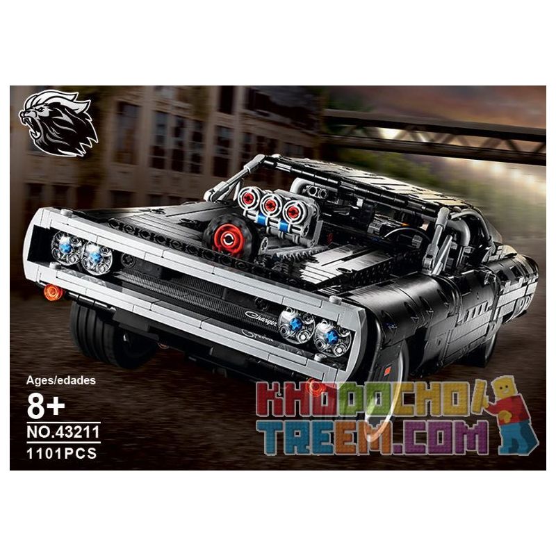 NOT  DOM'S DODGE CHARGER 42111 LARI 11511 LION HEAD 43211 LION KING 180139 Z 6001 xếp lắp ráp ghép mô hình BỘ SẠC DOM'S DODGE CỦA  Kỹ Thuật Công Nghệ Cao Mô Hình Phương Tiện 1077 khối