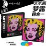 NOT   ART ANDY WARHOL'S MARILYN MONROE 31197 A BLOCK 8897 B BLOCK 9003 SNAKE 30097 xếp lắp ráp ghép mô hình MARILYN MONROE CỦA ANDY WARHOL 3341 khối