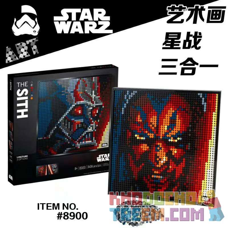 NOT   ART STAR WARS SITH 31200 B BLOCK 9002 SNAKE 30100 xếp lắp ráp ghép mô hình CHIẾN TRANH GIỮA CÁC VÌ SAO THE SITH NGƯỜI 3167 khối