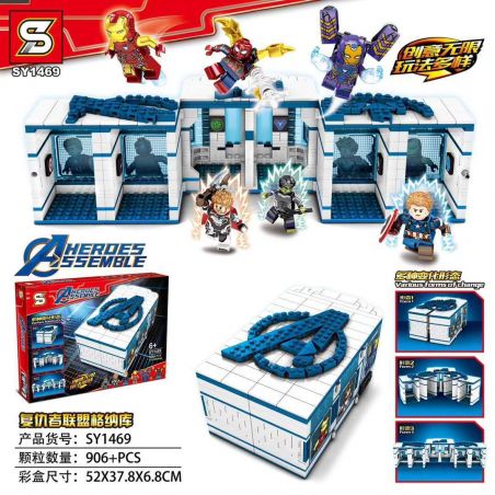 NOT  HEROES ASSEMBLE 73333 SHENG YUAN SY SY1469 1469 xếp lắp ráp ghép mô hình ANH HÙNG LẮP RÁP Super Heroes Siêu Nhân Anh Hùng 906 khối