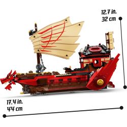 NOT  DESTINY'S BOUNTY 71705 TANK 11558 xếp lắp ráp ghép mô hình SỐ TIỀN THƯỞNG CỦA DESTINY ĐỊNH MỆNH The  Ninjago Movie Ninja Lốc Xoáy 1781 khối