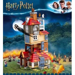 NOT  ATTACK ON THE BURROW 75980 TANK 11572 xếp lắp ráp ghép mô hình TẤN CÔNG VÀO HANG SÓC Harry Potter Chú Bé Phù Thủy 1047 khối