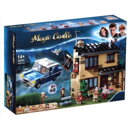 NOT  4 PRIVET DRIVE 75968 TANK 11571 xếp lắp ráp ghép mô hình 4 Ổ ĐĨA PRIVET Harry Potter Chú Bé Phù Thủy 797 khối