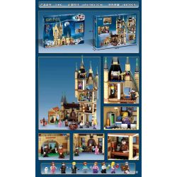 NOT  HOGWARTS ASTRONOMY TOWER 75969 LION KING 19023 TANK 11573 xếp lắp ráp ghép mô hình THÁP THIÊN VĂN HOGWARTS Harry Potter Chú Bé Phù Thủy 971 khối