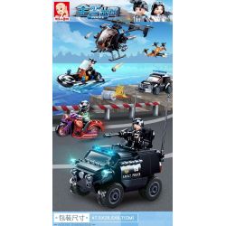 SLUBAN M38-B0809 B0809 0809 M38B0809 38-B0809 non  CÁC LỰC LƯỢNG ĐẶC BIỆT bộ đồ chơi xếp lắp ráp ghép mô hình Police Cảnh Sát 469 khối