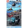 SLUBAN M38-B0809 B0809 0809 M38B0809 38-B0809 non  CÁC LỰC LƯỢNG ĐẶC BIỆT bộ đồ chơi xếp lắp ráp ghép mô hình Police Cảnh Sát 469 khối