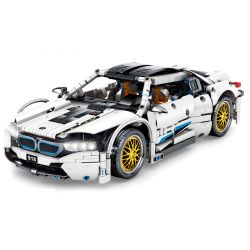JIESTAR 92016 SEMBO 701940 SHENG YUAN SY 8603 non  BMW I8 1:14. tỷ lệ 1:14 bộ đồ chơi xếp lắp ráp ghép mô hình  TECHINQUE BMW I8 Kỹ Thuật Công Nghệ Cao Mô Hình Phương Tiện 1270 khối