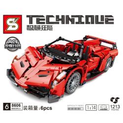 SEMBO 701942 SHENG YUAN SY 8606 non  LAMBORGHINI POISON 1:14. tỷ lệ 1:14 bộ đồ chơi xếp lắp ráp ghép mô hình  TECHINQUE Kỹ Thuật Công Nghệ Cao Mô Hình Phương Tiện 1213 khối