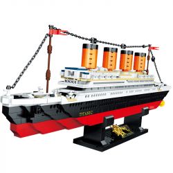 ZHEGAO QL0958 0958 non  TITANIC. bộ đồ chơi xếp lắp ráp ghép mô hình Creator Sáng Tạo 1202 khối