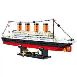 ZHEGAO QL0958 0958 non  TITANIC. bộ đồ chơi xếp lắp ráp ghép mô hình Creator Sáng Tạo 1202 khối