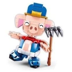 SLUBAN M38-B0761-03 B0761-03 0761-03 M38B0761-03 38-B0761-03 non  KINH ĐIỂN TÂY DU PHIÊN BẢN Q 8 ĐIỀU RĂN bộ đồ chơi xếp lắp ráp ghép mô hình Brickheadz QBRICKS Nhân Vật Đầu To 172 khối