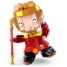 SLUBAN M38-B0761-02 B0761-02 0761-02 M38B0761-02 38-B0761-02 non  PHIÊN BẢN WESTWARD JOURNEY Q WUKONG CỔ ĐIỂN bộ đồ chơi xếp lắp ráp ghép mô hình Brickheadz QBRICKS Nhân Vật Đầu To 185 khối