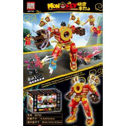 PRCK 69752 non  SHENBING TIANJIANG 8 KẾT HỢP bộ đồ chơi xếp lắp ráp ghép mô hình Monkie Kid MONKEY Tây Du Ký Tôn Ngộ Không