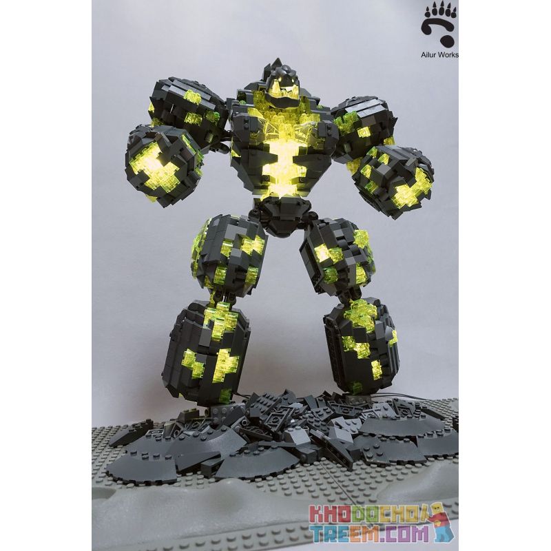 SUPER 18K K129 non  LỬA ĐỊA NGỤC bộ đồ chơi xếp lắp ráp ghép mô hình Computer Games INFERNAL WARCRAFT Trò Chơi 1919 khối