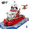 SHENZHEN RAEL ENTERTAINMENT 60001 non  TÀU NGHIÊN CỨU NAM CỰC CỦA LÃNH ĐẠO ĐẠI DƯƠNG BẮC KINH bộ đồ chơi xếp lắp ráp ghép mô hình Creator TOP LAND ON THE ROAD BEIJING OCEAN LEADER Sáng Tạo 6000 khối