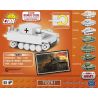 COBI 3017 non  TIGER MINI TANK. bộ đồ chơi xếp lắp ráp ghép mô hình Military Army TIGER NANO TANK Quân Sự Bộ Đội 65 khối