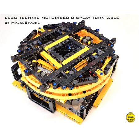 JS 1008611 REBRICKABLE MOC-22252 22252 MOC22252 non  XOAY MÀN HÌNH ĐỨNG bộ đồ chơi xếp lắp ráp ghép mô hình    MOTORISED DISPLAY TURNTABLE Kỹ Thuật Công Nghệ Cao Mô Hình Phương Tiện 541 khối