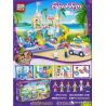 PRCK 67032 non  CÔNG VIÊN NƯỚC VUI VẺ BÊN BỜ BIỂN bộ đồ chơi xếp lắp ráp ghép mô hình  HIPS Các Bạn Gái 603 khối