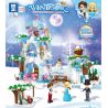 ZHEGAO QL1149 1149 non  LÂU ĐÀI LEAH NORSON bộ đồ chơi xếp lắp ráp ghép mô hình Disney Princess WINDSOR CASTIC Công Chúa 420 khối